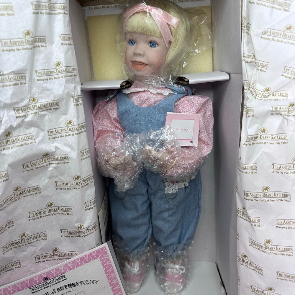 Vintage NIB Ashton Drake “Kristen” the together forever collection 16” Doll
